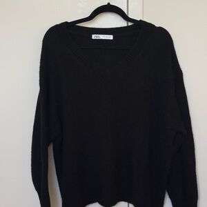 Zara Cashmere Black Sweater